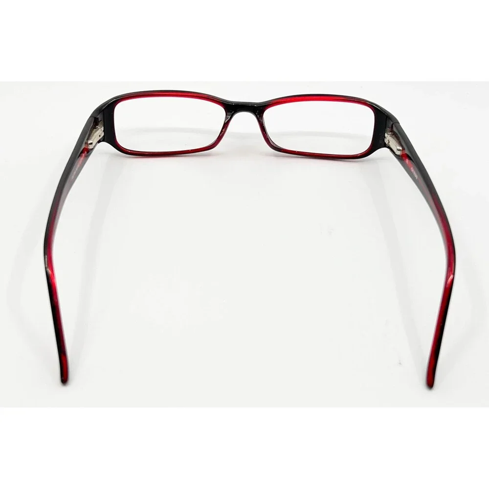 Guess Eyeglasses Frames Womens Black Red GU 1564 BLKRD Rhinestone 52-16-135